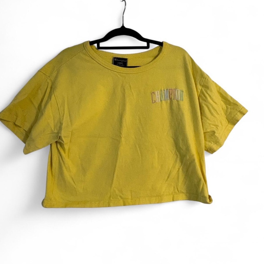Champion Women's Mustard Crop Top